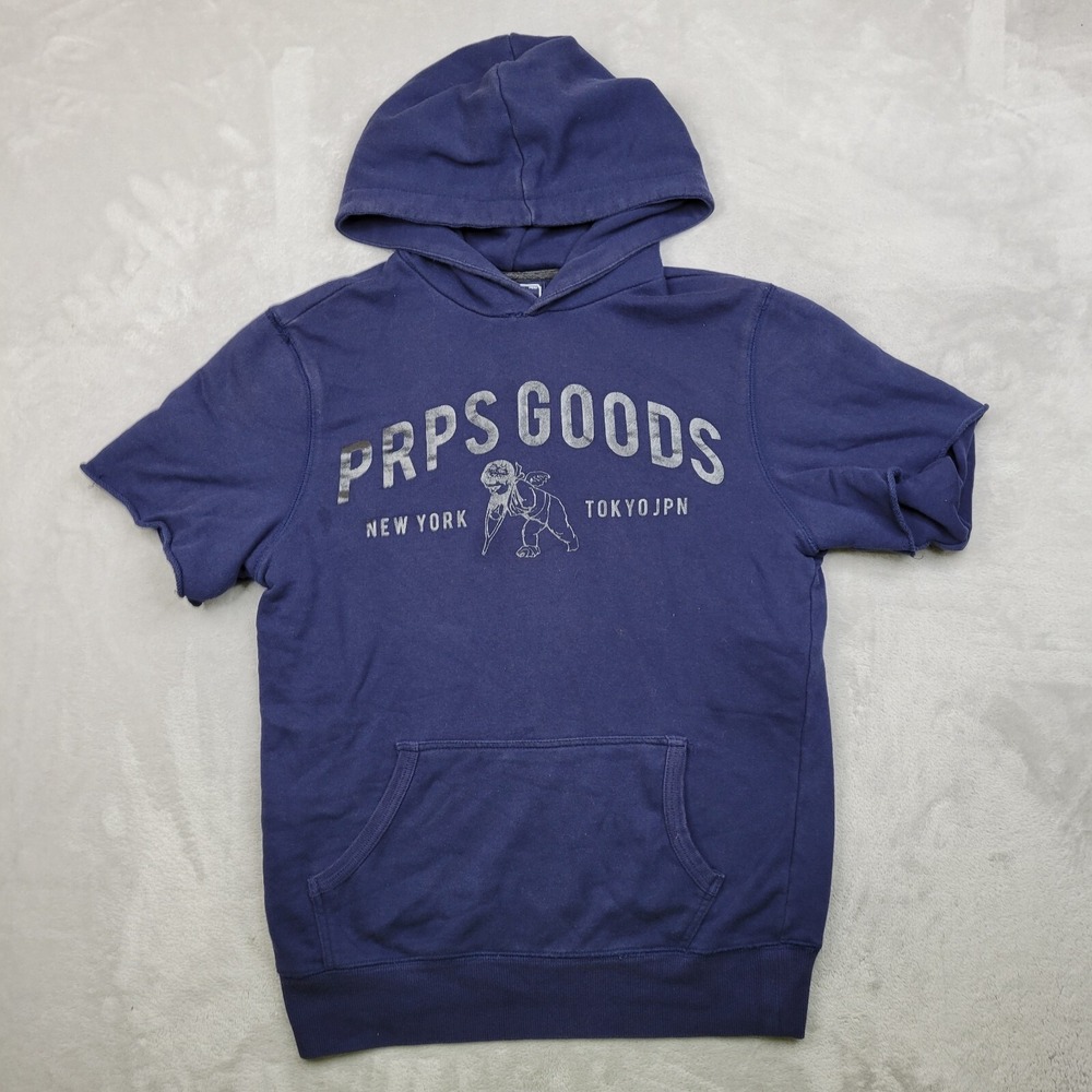 PRPS Hoodie Men Small Pullover Sweater Sweatshirt Japan Goods Noir Logo Adult